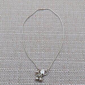 10.5 Inch Sterling Silver Bell Charms Chain Ankle Bracelet A5013
